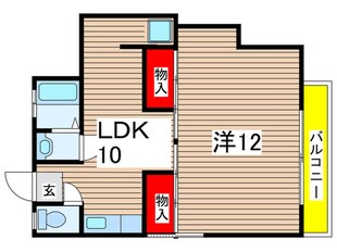 Ｋ-ＦＬＡＴの物件間取画像